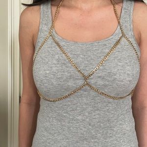 NWOT Gold Body Chain